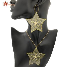 Real carambola starFruit in resin Earring set