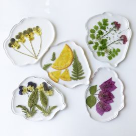 house warming gift resin handmade coaster set