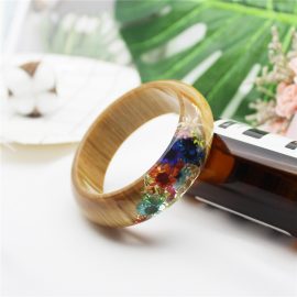 New fashion resin wooden bangles for women