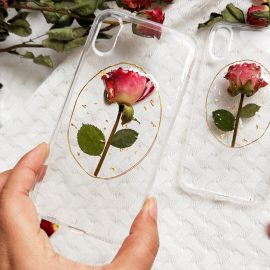 Real pressed flower phone case for iphone