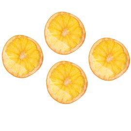 Orange real fruit pendants resin charms for jewelry