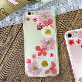 Real flower phone case for iphone floral phone cover