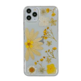 2024 new design resin flower clear phone case