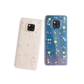 Fashion luxury new design real flower resin phone case