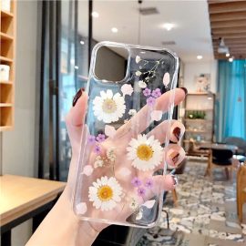 Luxury natural hydrangea flower phone case for iphone 13 pro max